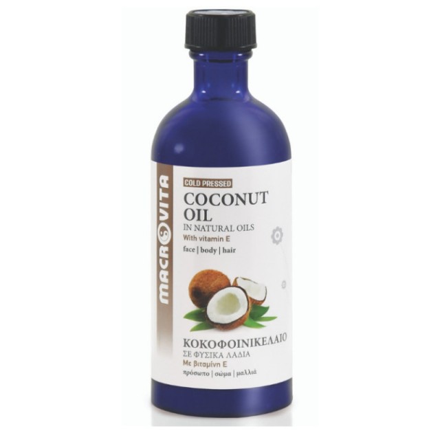 Macrovita Κοκοφοινικέλαιο Coconut Oil 100ml (Έλαιο Κοκοφίνικα)