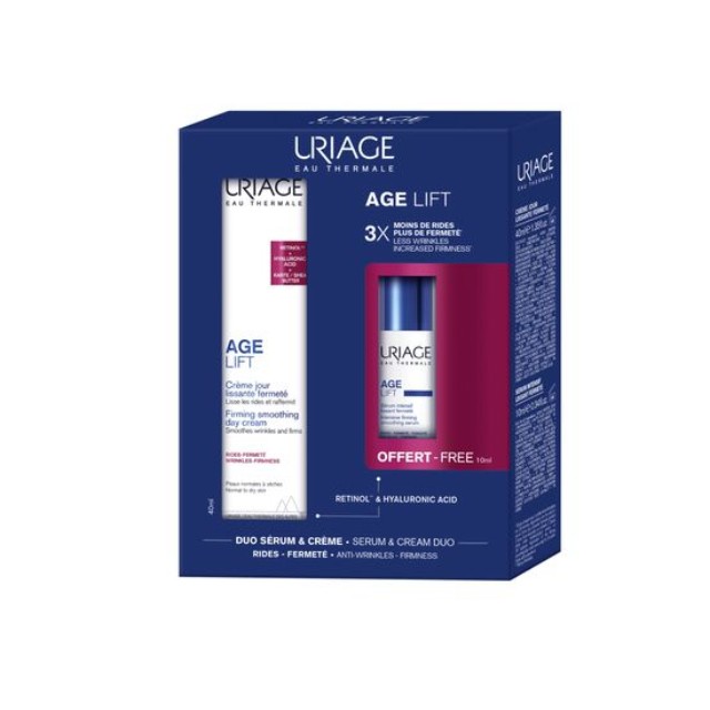 Uriage Πακέτο Age Lift Firming Day Cream 40ml & Δώρο Age Lift Serum 10ml