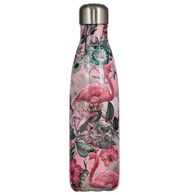 Chillys Tropical Edition Flamingo Ανοξείδωτο Μπουκάλι-Θερμός Με Σχέδιο, 500ml