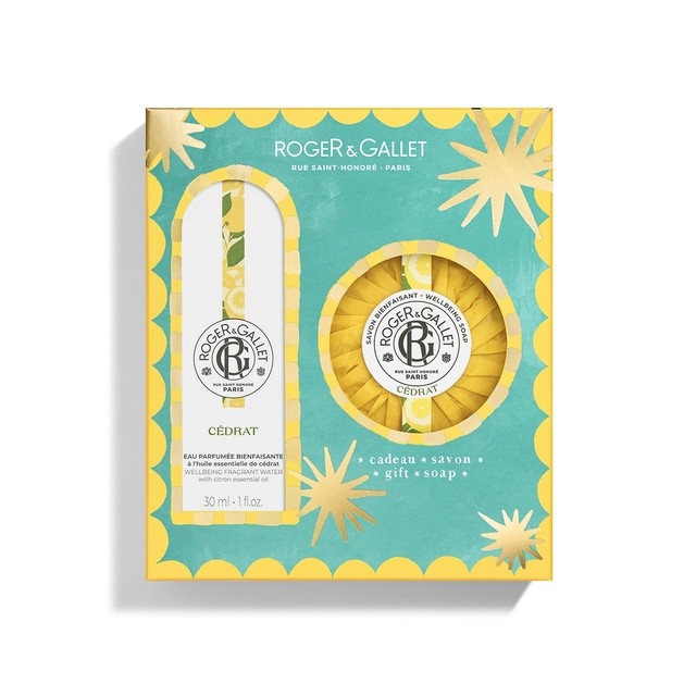 Roger & Gallet Πακέτο Cedrat Eau Parfumee 30ml & Μπάρα Σαπουνιού 100g