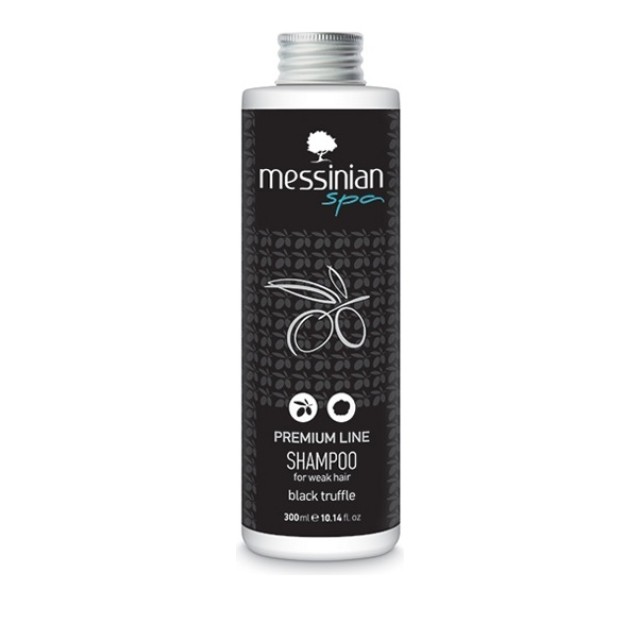 Messinian Spa Premium Line Shampoo Black Truffle, Σαμπουάν για Αδύναμα Μαλλιά, 300ml