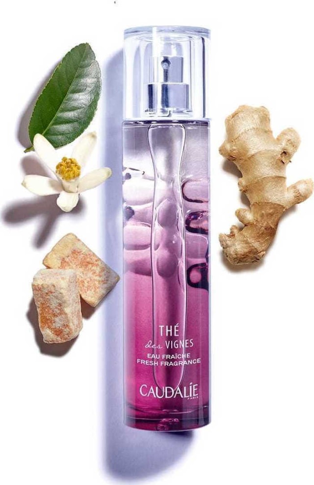 CAUDALIE The des Vignes Fresh Fragrance Γυναικείο Άρωμα Με Νότες Από Τζίντζερ, Λευκό Μόσχο, Νερολί, Άνθη Πορτοκαλιάς & Γιασεμί, 50ml