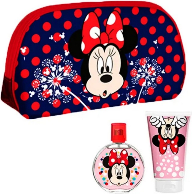 AIR-VAL Promo Disney Minnie Mouse Eau de Toilette Άρωμα για Παιδιά 50ml & Shower Gel Αφρόλουτρο για Παιδιά 100ml & Νεσεσέρ