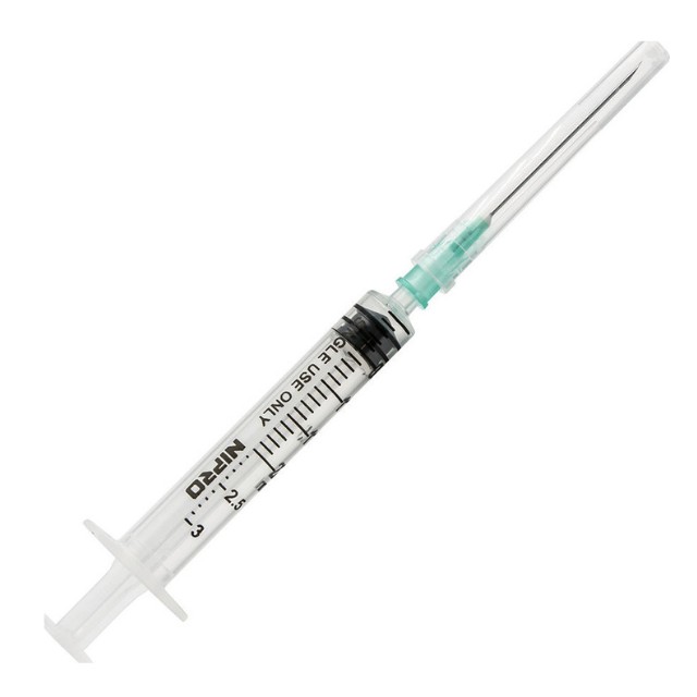 Karabinis Nipro Σύριγγα Με Βελόνα 2,5ml 23Gx1(0.60x25mm), 100τμχ