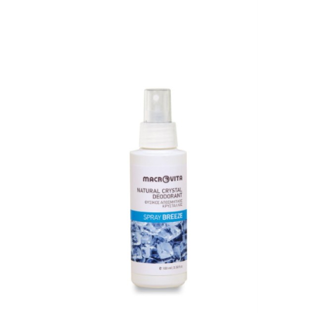 MACROVITA Spray Breeze Natural Crystal Deodorant Αποσμητικός Κρύσταλλος, 100ml