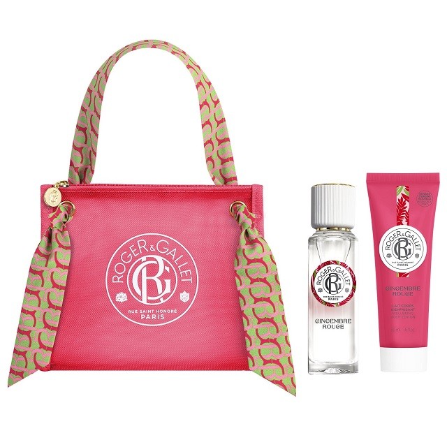 Roger & Gallet Gingembre Rouge Πακέτο Wellbeing Fragrant Water Γυναικείο Άρωμα, 30ml & Wellbeing Body Lotion Γαλάκτωμα Σώματος, 50ml & ΔΩΡΟ Νεσεσέρ