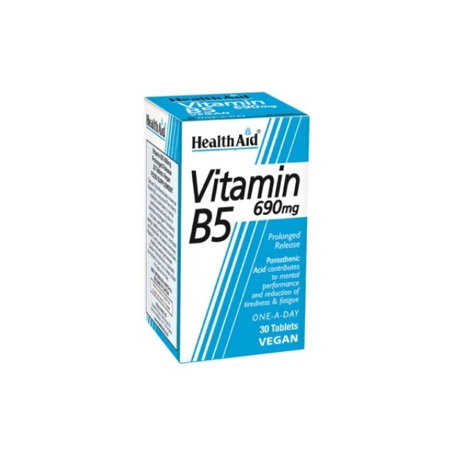 Health Aid Vitamin B5 690mg, 60 ταμπλέτες