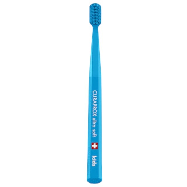 Curaprox Kids Ultra Soft Toothbrush Πολύ Μαλακή Οδοντόβουρτσα Για Παιδιά 4-12 Ετών Σε Χρώμα Μπλε, 1 Τεμάχιο