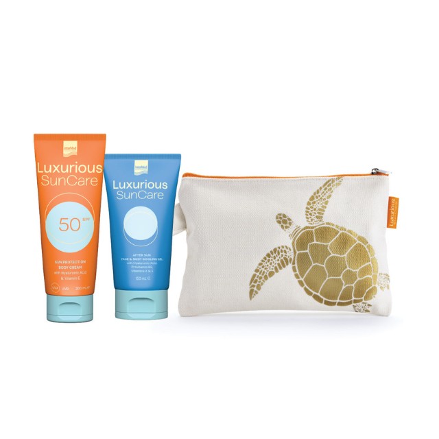 Intermed Luxurious Πακέτο Suncare Protection Body Cream SPF50 200ml & After Sun Face & Body Cooling Gel 150ml