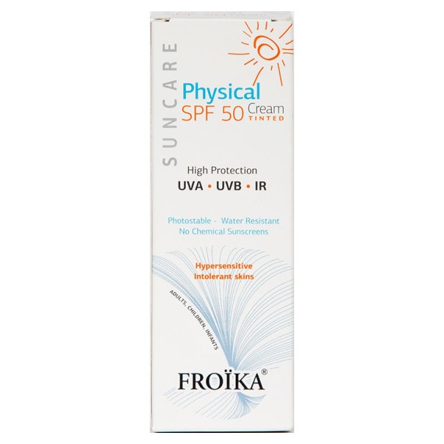 FROIKA SUNCARE Physical Cream SPF50 Tinted 50ml