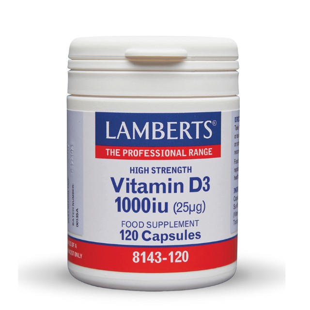 Lamberts Vitamin D3 1000iu 120 Ταμπλέτες 8143-120