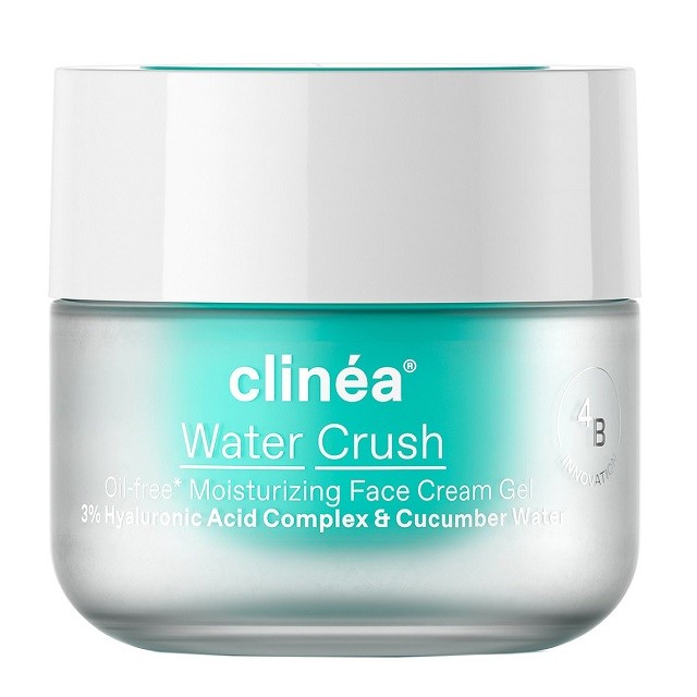 Clinea Water Crush Oil Free Gel-Cream Ενυδατική Κρέμα Ημέρας Προσώπου Ελαφριάς Υφής, 50ml