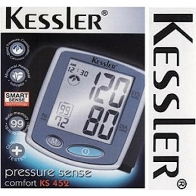 Kessler Pressure Sense Comfort KS452 Ψηφιακό Πιεσόμετρο Καρπού, 1τμχ