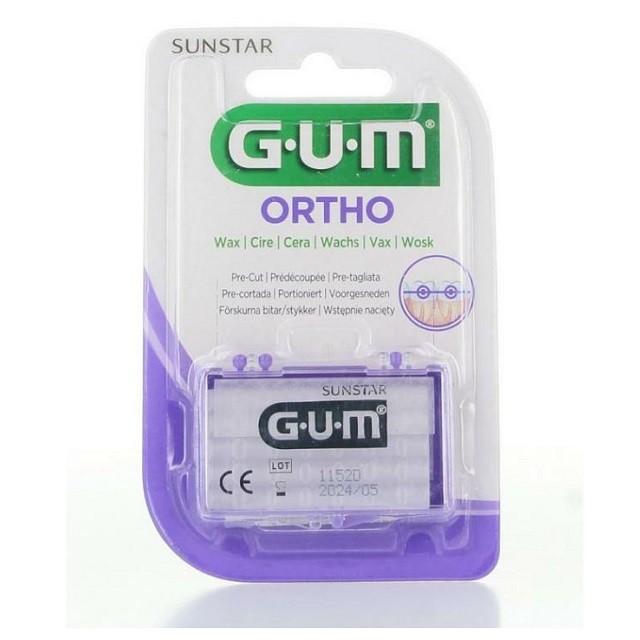 Gum Orthodontic Wax Unflavored (723) Ορθοδοντικό Κερί Χωρίς Γεύση, 1τεμ.