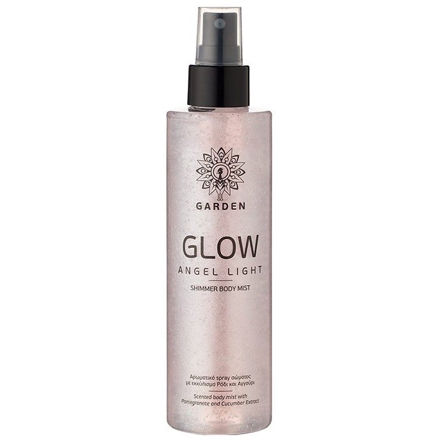 Garden Glow Angel Light Body Mist Silver Rose Shimmer Αρωματικό Spray Σώματος Με Ασημένια Λάμψη, 200ml