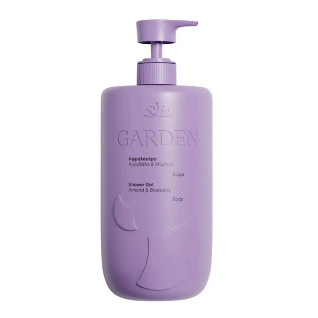 Garden Shower Gel Almond & Blueberry Αφρόλουτρο με Αμύγδαλο & Μύρτιλο 1lt