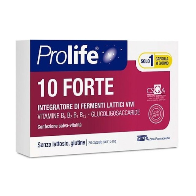 Epsilon Health Prolife 10 Forte Συμπλήρωμα διατροφής με προβιοτικά 10 κάψουλες