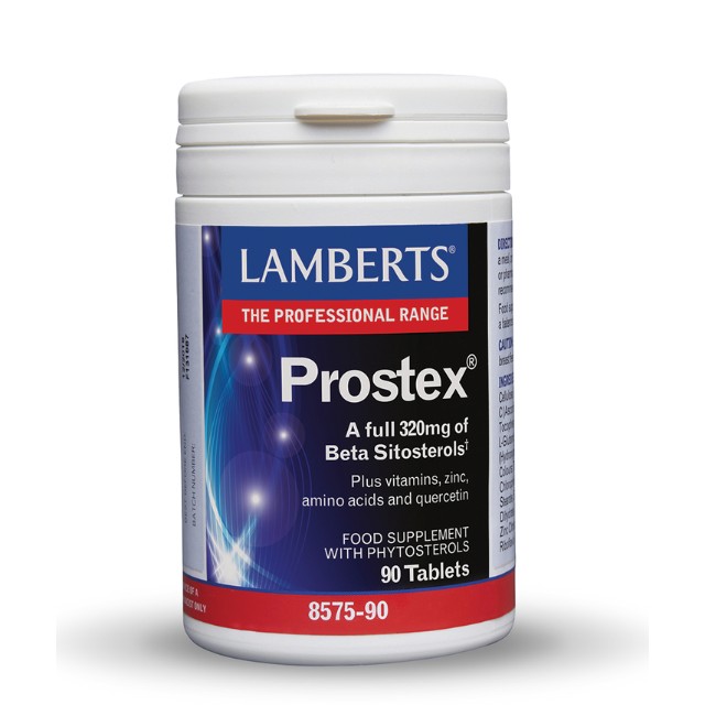 Lamberts Prostex 320mg Beta Sitosterols Για Την Καλή Υγεία Του Προστάτη 90 Ταμπλέτες 8575-90