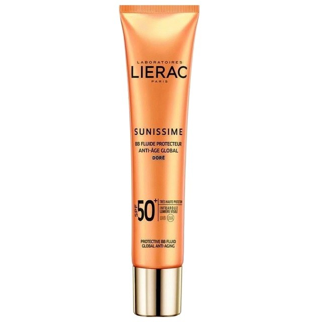 Lierac Sunissime BB Fluide Global Anti-Aging Golden SPF50 Αντηλιακή & Αντιγηραντική Κρέμα Προσώπου Με Χρώμα, 40ml