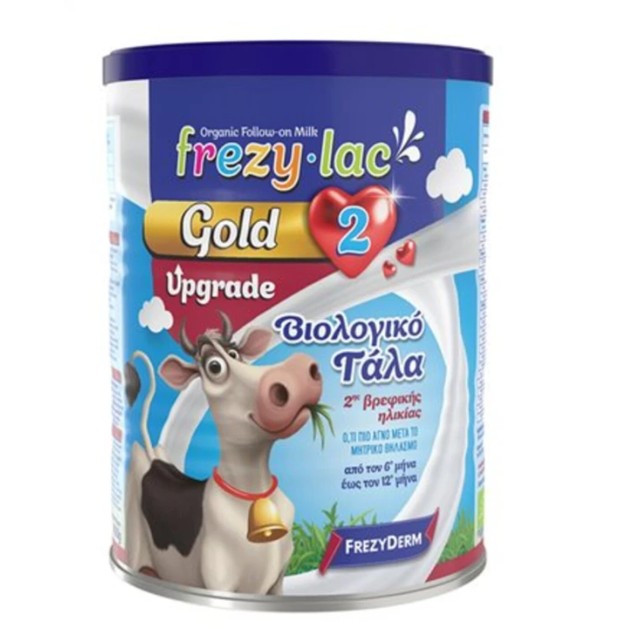 Frezyderm Frezylac Gold 2 Upgrade Βιολογικό Γάλα για Βρέφη από τον 6-12 μήνα 400gr