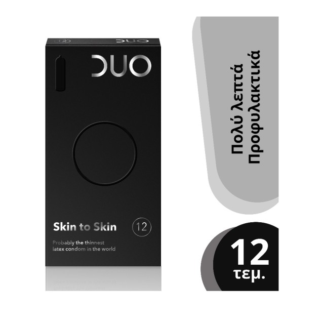 DUO Προφυλακτικά Premium Skin To Skin, 12τμχ