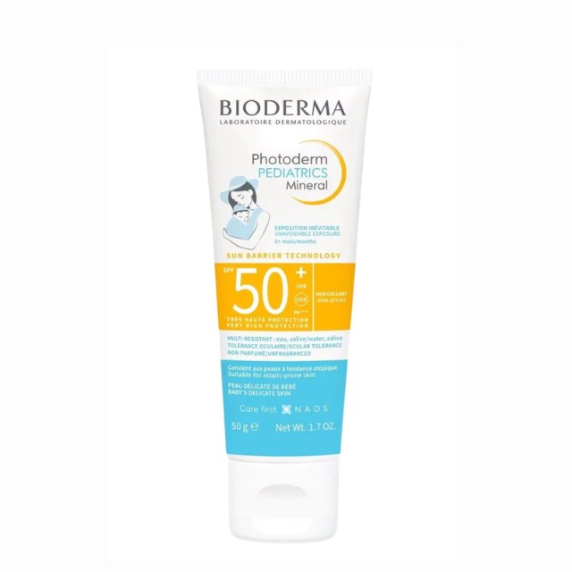 Bioderma Photoderm Pediatrics Mineral SPF50+ Βρεφικό Αντηλιακό Προσώπου & Σώματος 50gr