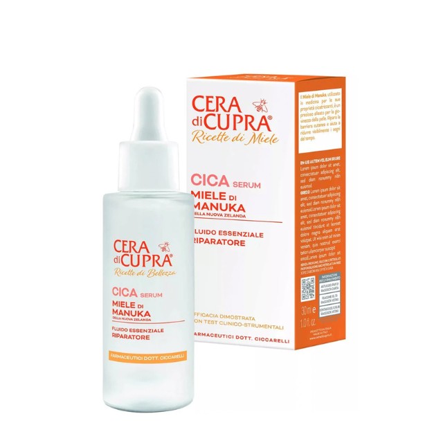 Cera Di Cupra Honey Recipes Cica Serum Ενισχυτικός Ορός με Μέλι Manuka 30ml