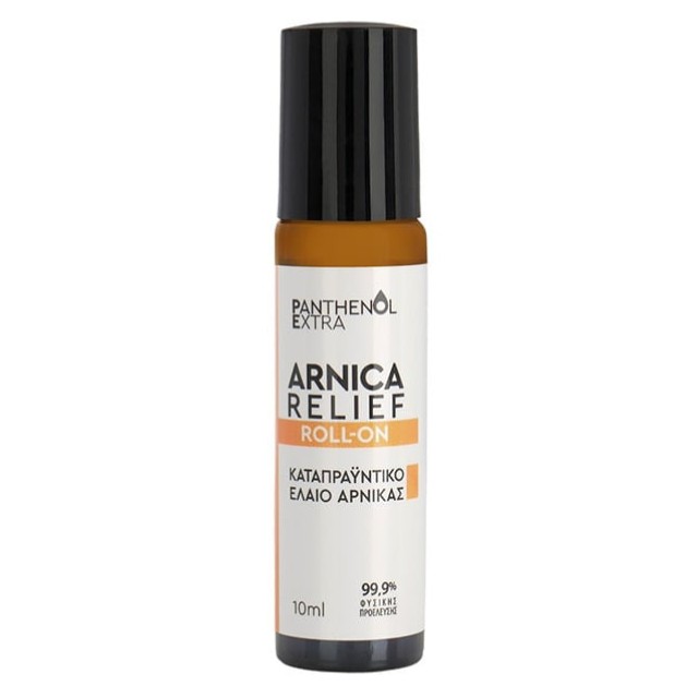 Panthenol Extra Arnica Relief Roll On Έλαιο για Χτυπήματα & Μώλωπες 10ml