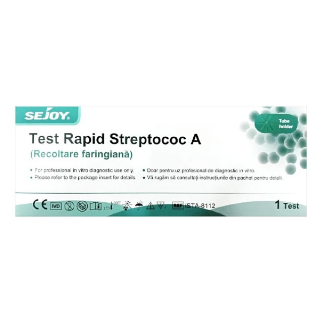 Sejoy Strep A Rapid Test 1 Τεμάχιο