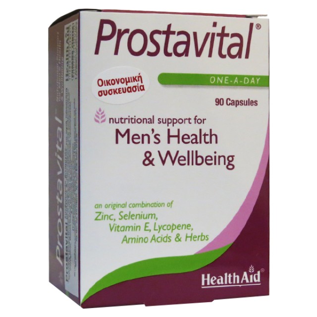 HEALTH AID Prostavital για τη Καλή Υγεία του Προστάτη, 90caps
