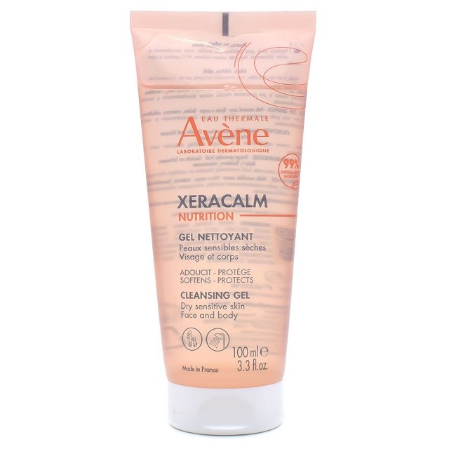 Avene XeraCalm Nutrition Cleansing Gel Τζελ Καθαρισμού Για Πρόσωπο & Σώμα, 100ml