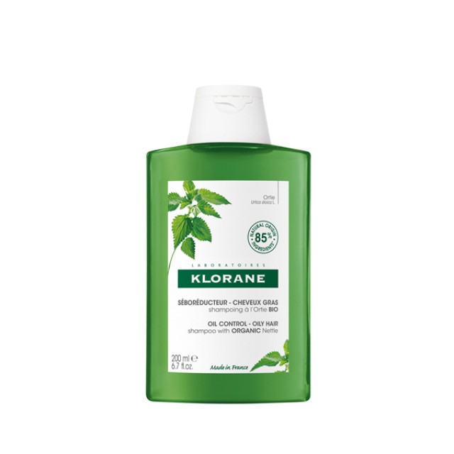 KLORANE Ortie Shampoo, Σαμπουάν για Λιπαρά Μαλλιά με Τσουκνίδα, 200ml