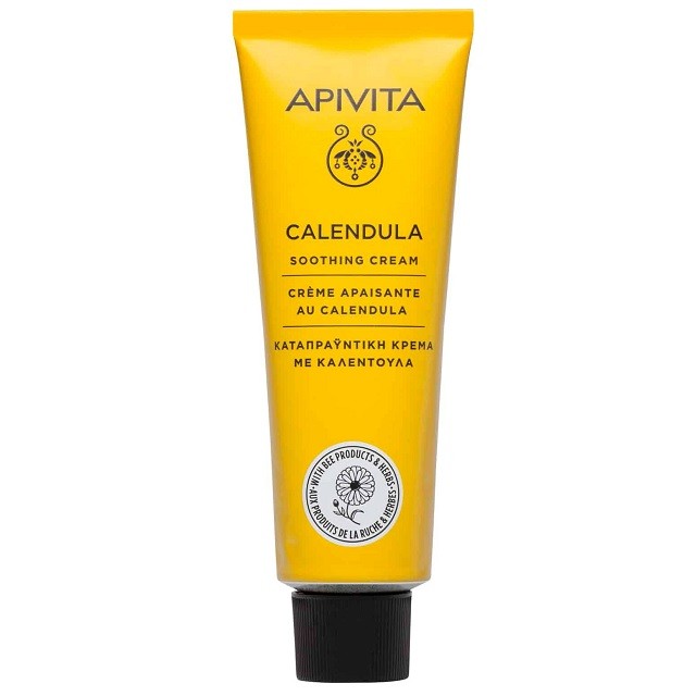 Apivita Calendula Soothing Cream Καταπραϋντική Κρέμα Προσώπου & Σώματος Με Καλέντουλα, 50ml
