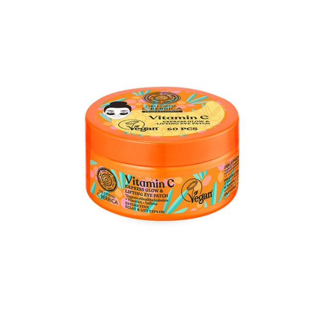 Natura Siberica Oblepikha C-Berrica Express Glow & Lifting Eye Patches με Βιταμίνη C για Λάμψη & Ανόρθωση 60 Τεμάχια