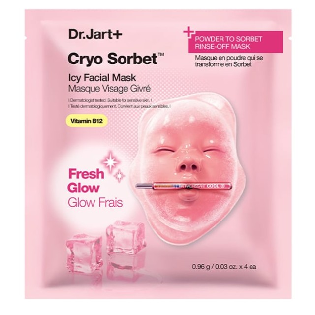 Dr.Jart+ Cryo Sorbet Icy Facial Mask Μάσκα Προσώπου 4 x 0.96g