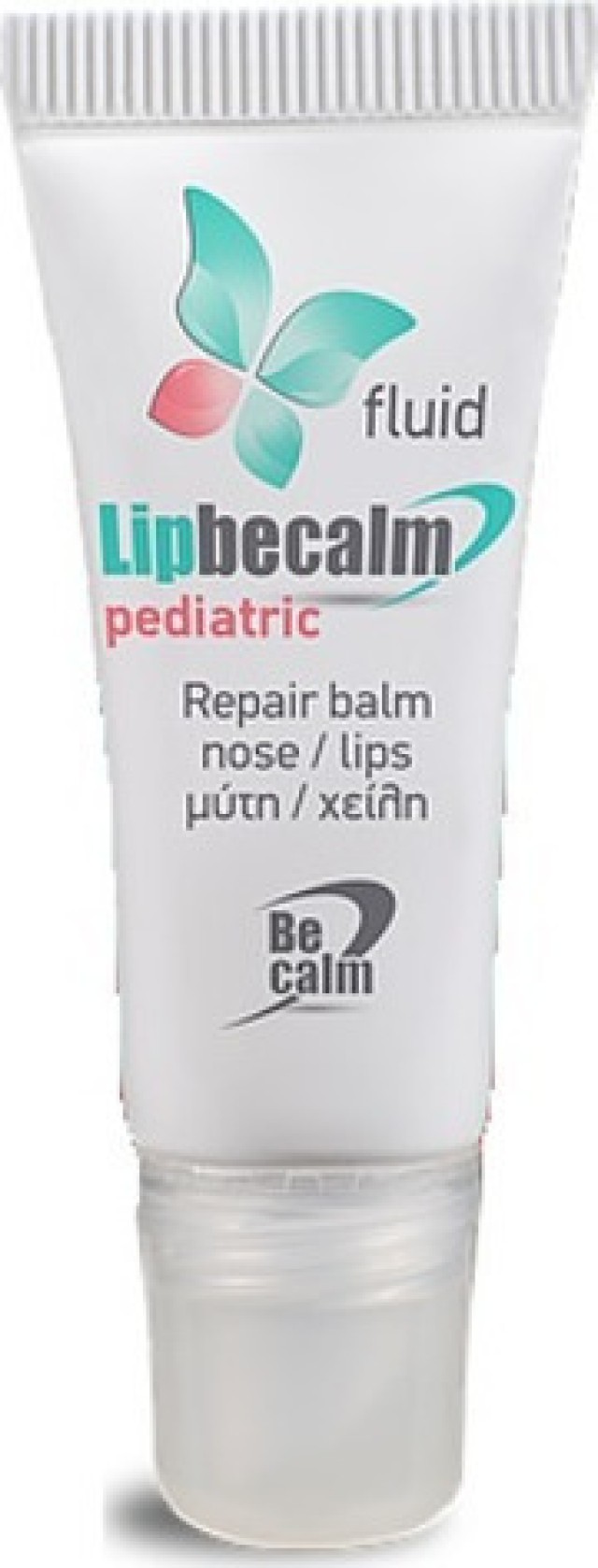 BECALM Lipbecalm Pediatric Fluid Repair Nose & Lips Balm Επανορθωτικό Βάλσαμο για την Ξηρότητα, τα Σκασίματα & τους Ερεθισμούς σε Μύτη & Χείλια των Παιδιών, με Γεύση Κεράσι, 10ml για Ερεθισμούς 10ml