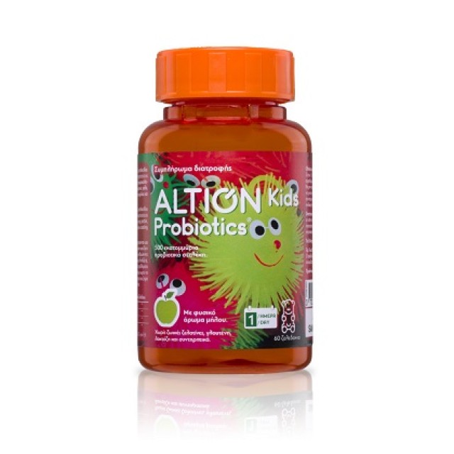 ALTION Kids Probiotics Συμπλήρωμα Διατροφής με Προβιοτικά, 60 ζελεδάκια