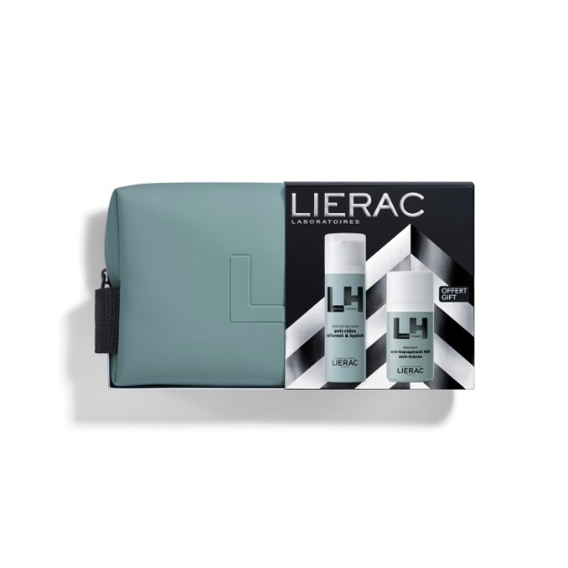 Lierac Homme Πακέτο Global Anti-Aging Fluid 50ml & Αποσμητικό Roll-On 50ml
