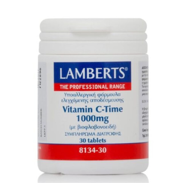 Lamberts Vitamin C Time 1000mg 30 Ταμπλέτες 8134-30