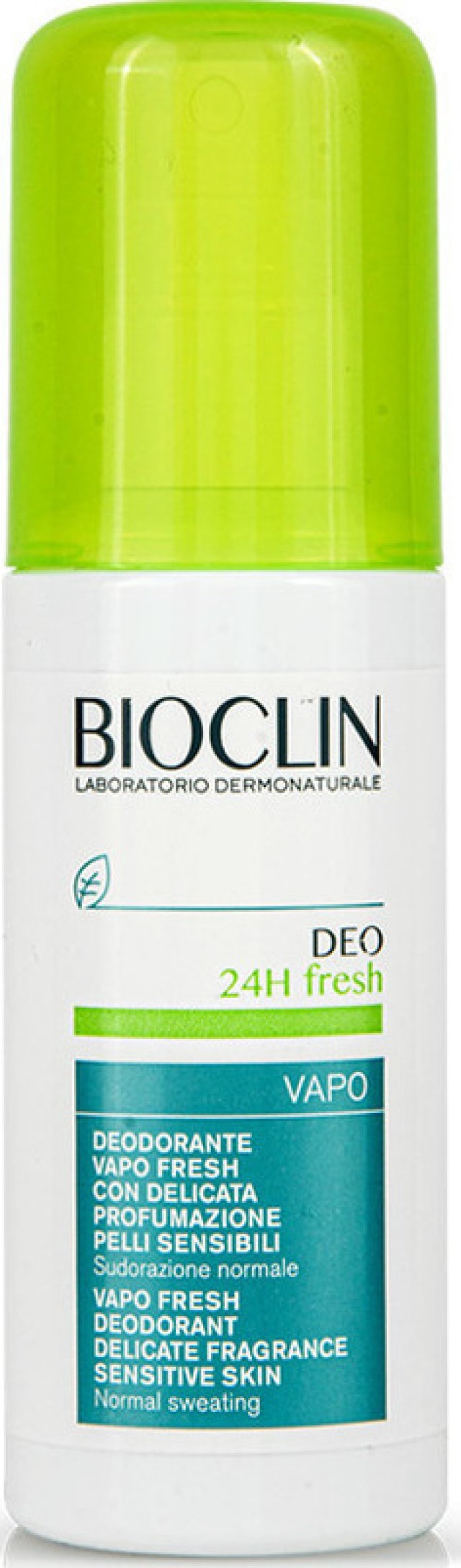 BIOCLIN Deo 24h Fresh Vapo Sensitive Skin Spray, Αποσμητικό Σπρέι για Κανονική Εφίδρωση με διακριτικό άρωμα 100ml
