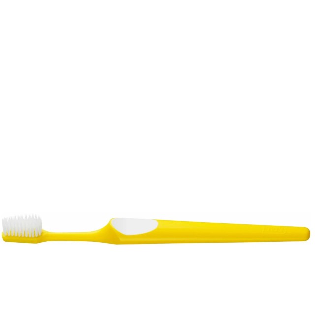 TEPE Supreme Soft Οδοντόβουρτσα Μαλακή Σε Χρώμα Κίτρινο - Λευκό Με Καπάκι, 1τμχ