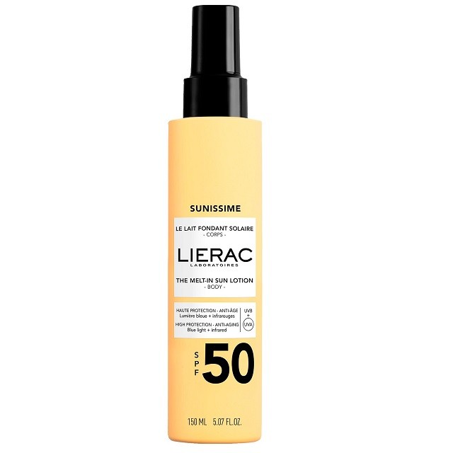 Lierac Sunissime The Melt-in Sun Body Lotion SPF50 Αντηλιακό Γαλάκτωμα Σώματος Σε Spray, 150ml
