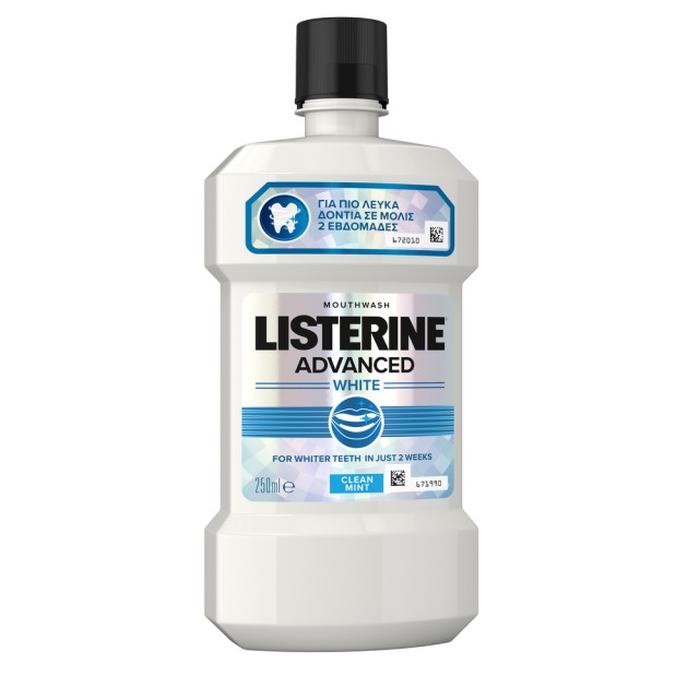 LISTERINE® Στοματικό Διάλυμα Advanced White για Λευκά Δόντια, 250ml