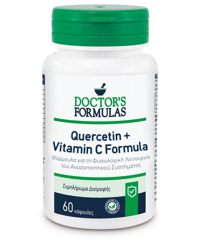 Doctors Formulas Quercetin & Vitamin C Formula Συμπλήρωμα Διατροφής με Βιταμίνη C & Κερσετίνη, 60caps
