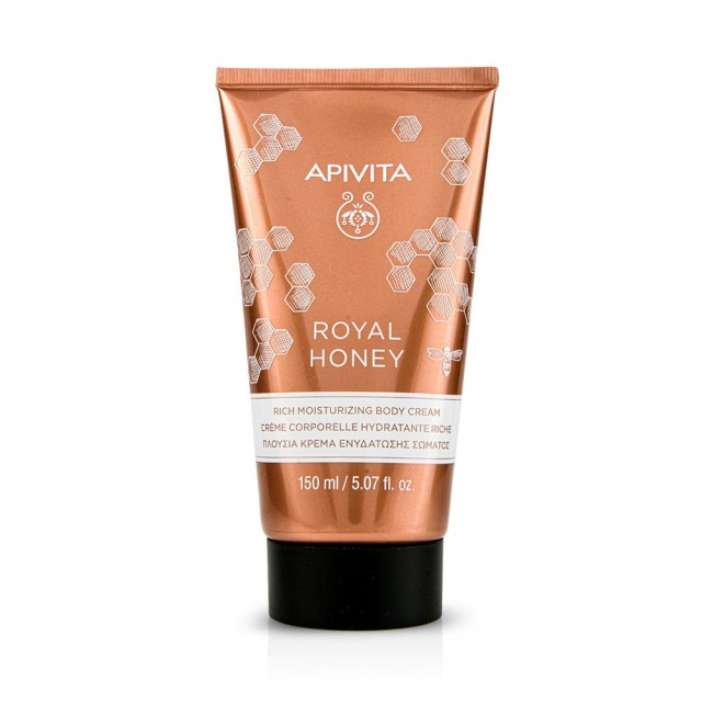 APIVITA Royal Honey Body Cream Πλούσια Κρέμα Ενυδάτωσης Σώματος 150ml