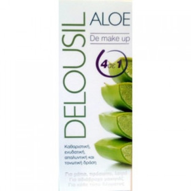 Delousil Aloe De Make Up 4 σε 1 Ντεμακιγιάζ με Αλόη, 300ml