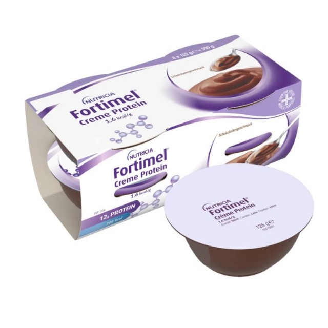 Nutricia Fortimel Cream Protein 1.6Kcal με Γεύση Σοκολάτα 4x125gr