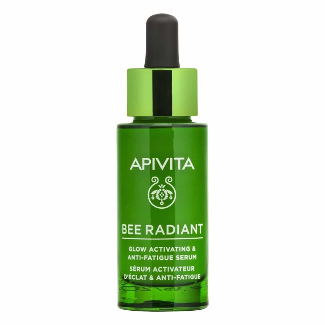APIVITA Bee Radiant Serum, Αντιγηραντικός Ορός Προσώπου για Ενεργοποίηση Λάμψης & Ξεκούραστη Όψη, 30ml