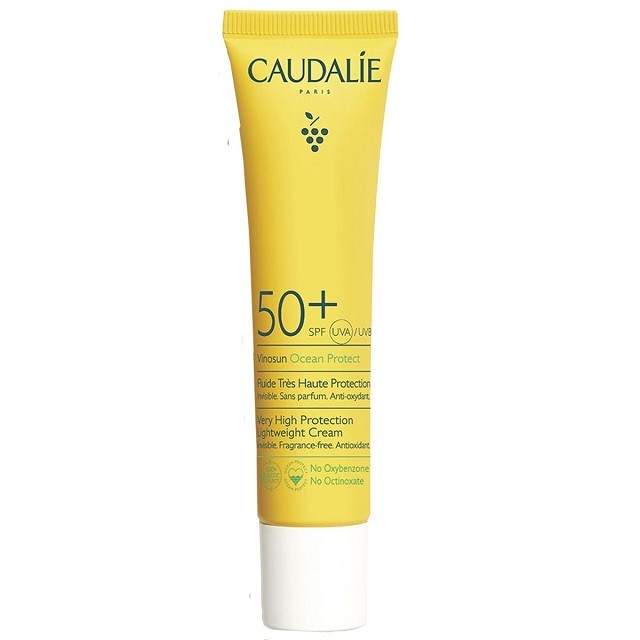 Caudalie Vinosun Protect Very High Protection Lightweight Cream SPF50+ Αντηλιακή Κρέμα Προσώπου & Λαιμού, 40ml