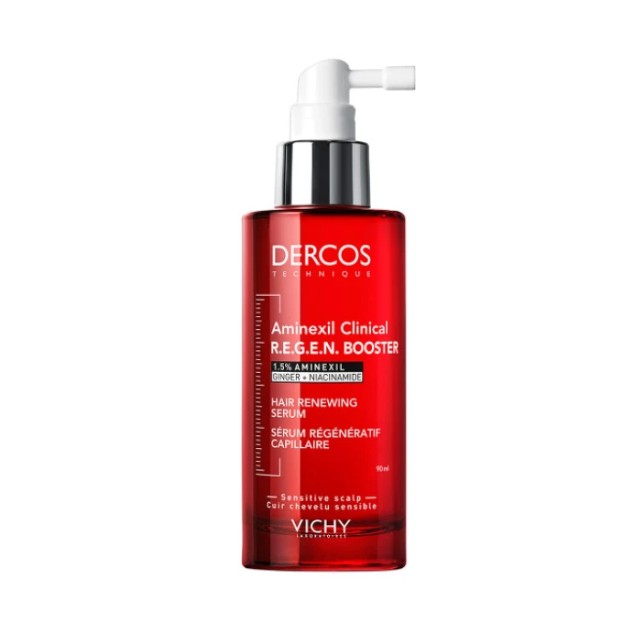 Vichy Dercos Aminexil Clinical R.E.G.E.N. Booster Ορός Ενδυνάμωσης Μαλλιών κατά της Τριχόπτωσης 90ml